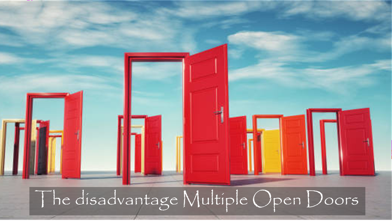 Disadvantages of too many open doors